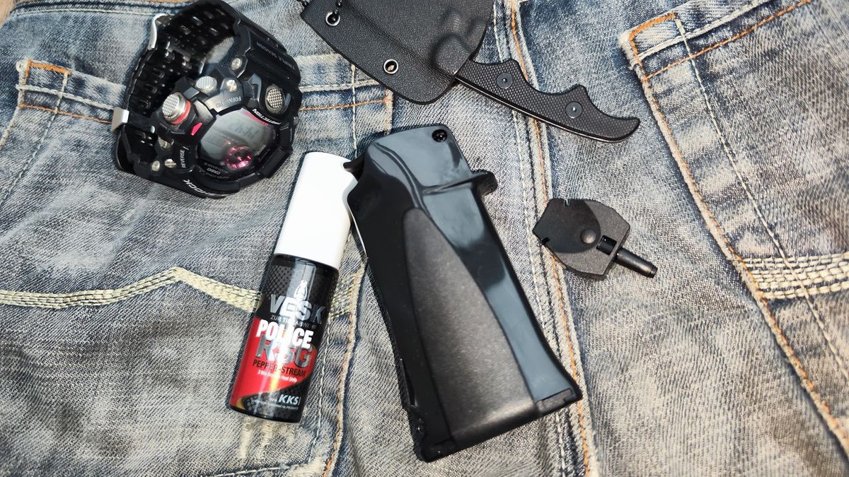 RSG POLICE Pocket 3XCS/OC – gázspray-szett – Német rendőrspray, magyaros ízesítéssel